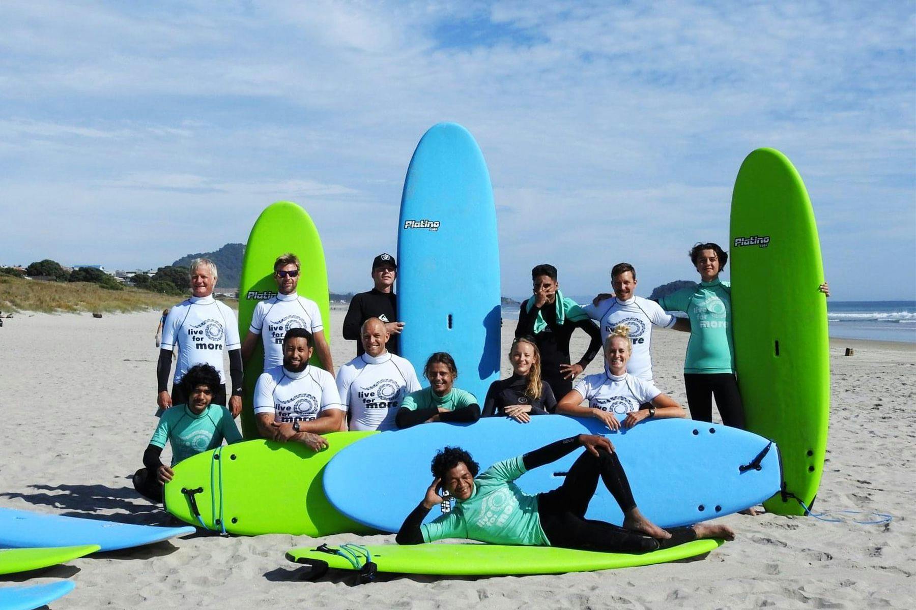 the Tai Wātea surf therapy program